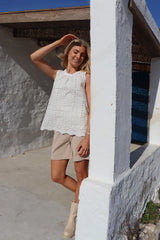BRODY TOP - WHITE