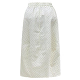DORTE DOT SKIRT - CREME BLACK SMALL DOT