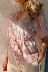 FIA SS BLOUSE - ROSE