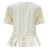 FIE FRILL BLOUSE - CREME