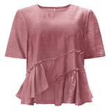 FIE FRILL BLOUSE - ROSA