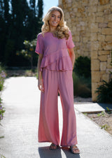 BOB WIDE PANTS - ROSA