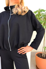 HENNY BALOON JACKET - BLACK