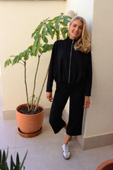 HENNY CULOTTE PANTS - BLACK