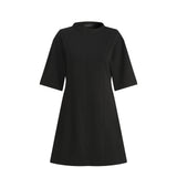 HENNY SS SLIMFIT DRESS - BLACK