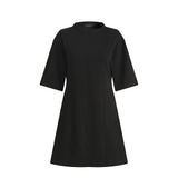 HENNY SS SLIMFIT DRESS - BLACK