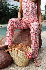 LOBBI PANTS - LOBSTER RED