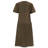 NOTTI SS DRESS - BROWN
