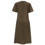 NOTTI SS DRESS - BROWN