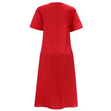NOTTI SS DRESS - LOBSTER RED