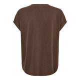 NUNI VNECK TSHIRT - BROWN