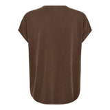 NUNI VNECK TSHIRT - BROWN