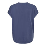 NUNI VNECK TSHIRT - DENIM BLUE