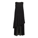 TIT NS DRESS - BLACK SMALL DOT