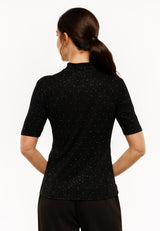 TAMMI-SS-BLOUSE - BLACK