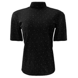 TAMMI-SS-BLOUSE - BLACK