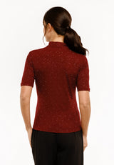 TAMMI-SS-BLOUSE - BORDEAUX