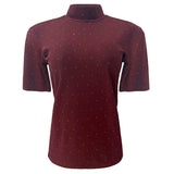 TAMMI-SS-BLOUSE - BORDEAUX