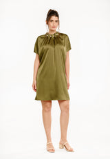 PIP SS PEARL DRESS - AVOCADO