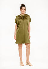 PIP SS PEARL DRESS - AVOCADO