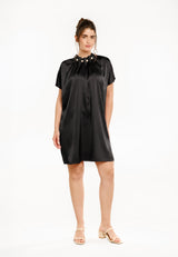 PIP SS PEARL DRESS - BLACK
