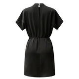 PIP SS PEARL DRESS - BLACK