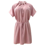 PIP SS PEARL DRESS - ROSA