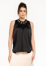 PIP PEARL TOP - BLACK