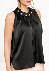 PIP PEARL TOP - BLACK