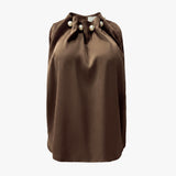 PIP PEARL TOP - BROWN