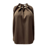 PIP PEARL TOP - BROWN