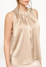 PIP PEARL TOP - CHAMPAGNE