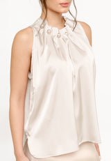 PIP PEARL TOP - OFFWHITE
