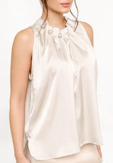 PIP PEARL TOP - OFFWHITE