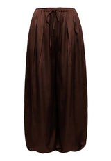 BIBI BALOON PANTS - DARK BROWN