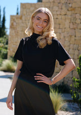 WANDA SS TOP - BLACK