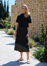 WANDA SS TOP - BLACK