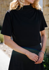 WANDA SS TOP - BLACK
