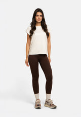 AMY-LEGGING - DARK CHOCOLATE