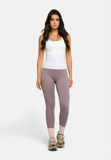 AMY-LEGGING - PALE MAUVE
