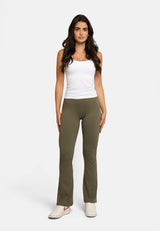 AMY-FLAIR-PANTS - DUSTY ARMY