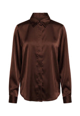 BOSSO LS SHIRT - DARK BROWN