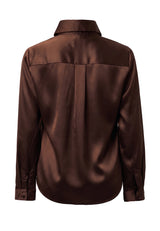 BOSSO LS SHIRT - DARK BROWN