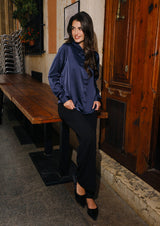 BOSSO LS SHIRT - NAVY