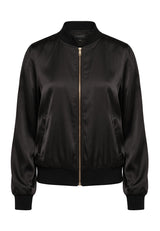 BOBBI BUMPER JACKET - BLACK