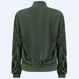 BOBBI BUMPER JACKET - DUSTY ARMY
