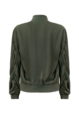 BOBBI BUMPER JACKET - DUSTY ARMY