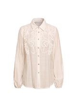 SUSANNE LS SHIRT - WHITE