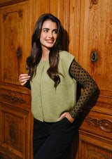 FRIDA ONECK VEST - AVOCADO