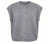 FRIDA ONECK VEST - DARK GREY front